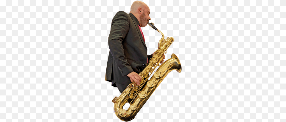 Baritone Saxophone, Musical Instrument, Adult, Male, Man Free Png Download