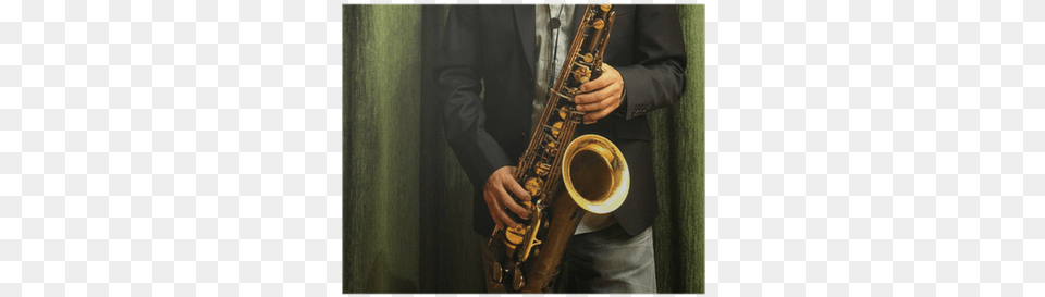 Baritone Saxophone, Adult, Male, Man, Musical Instrument Png Image