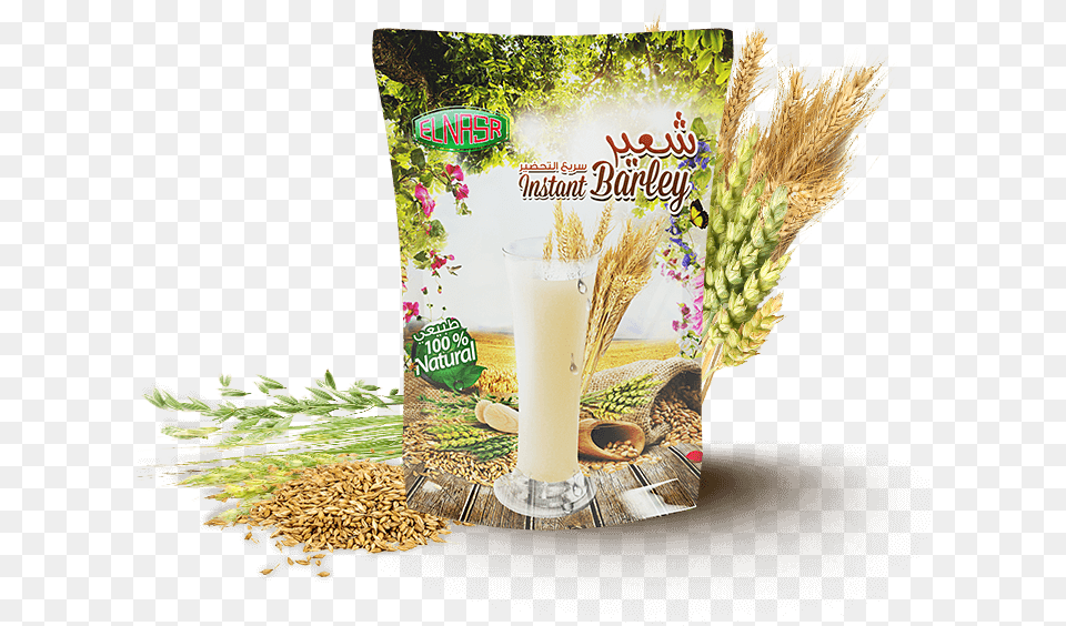 Barley Instant Drink Gum Arabic, Beverage, Milk, Food, Produce Free Transparent Png