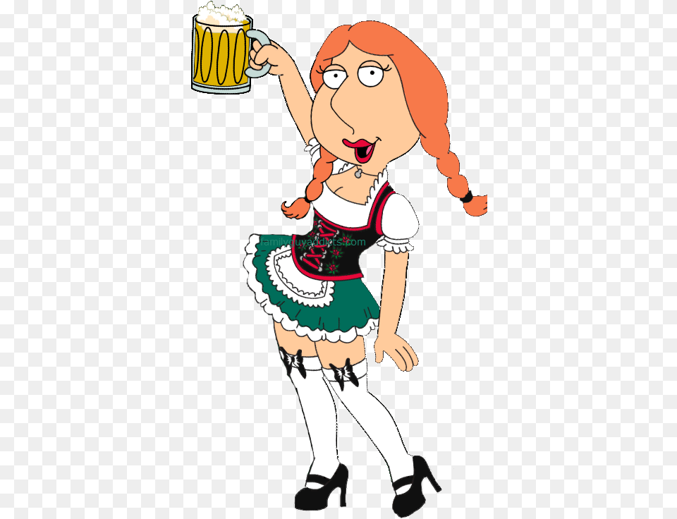 Barmaiden Lois With Brew Cartoon, Baby, Person, Face, Head Free Png Download