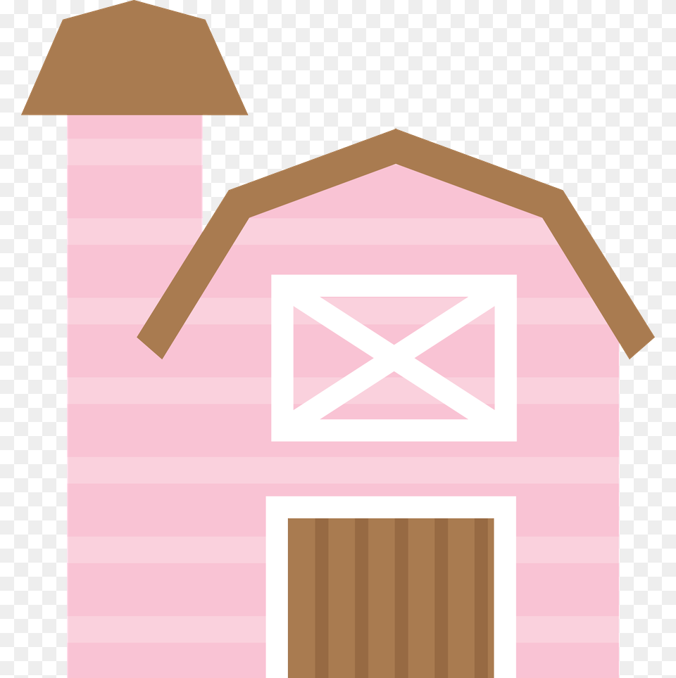 Barn Clipart Pink, Countryside, Nature, Outdoors, Architecture Png