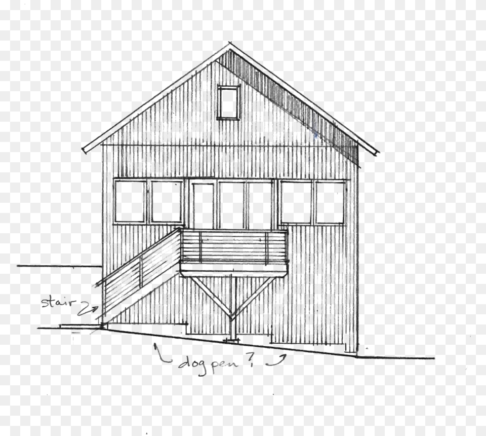 Barn Drawing Shack Sketch, Architecture, Building, Countryside, Hut Png