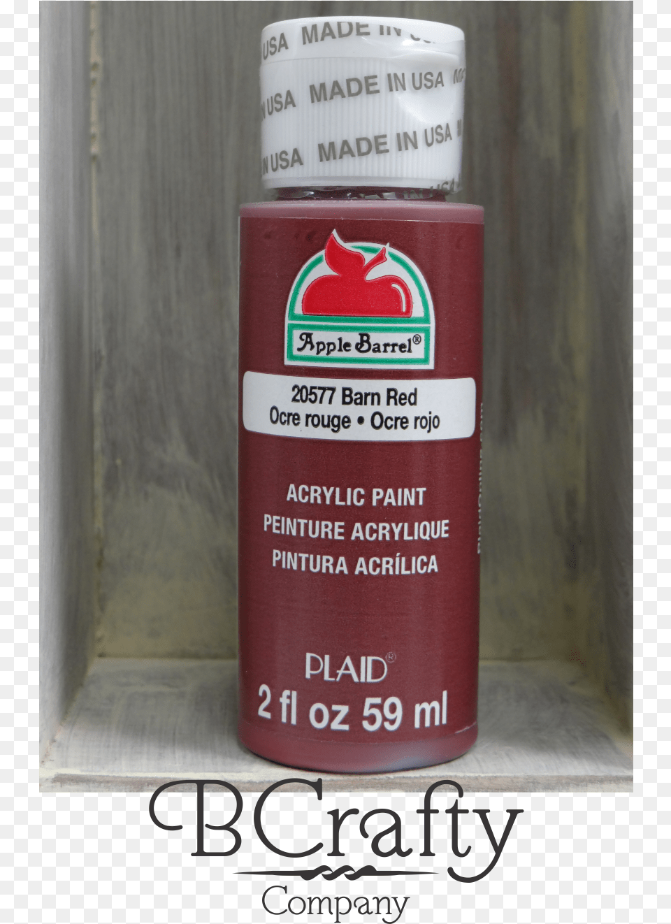 Barn Red Apple Barrel Craft Paint Apple Barrel Acrylic Paint Red, Can, Tin, Cosmetics Png Image