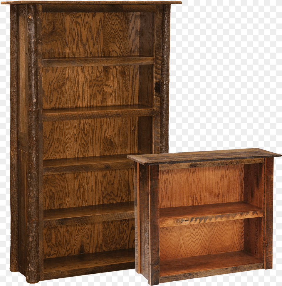 Barn Wood Bookshelf Download Shelf, Cabinet, Closet, Cupboard, Furniture Free Png