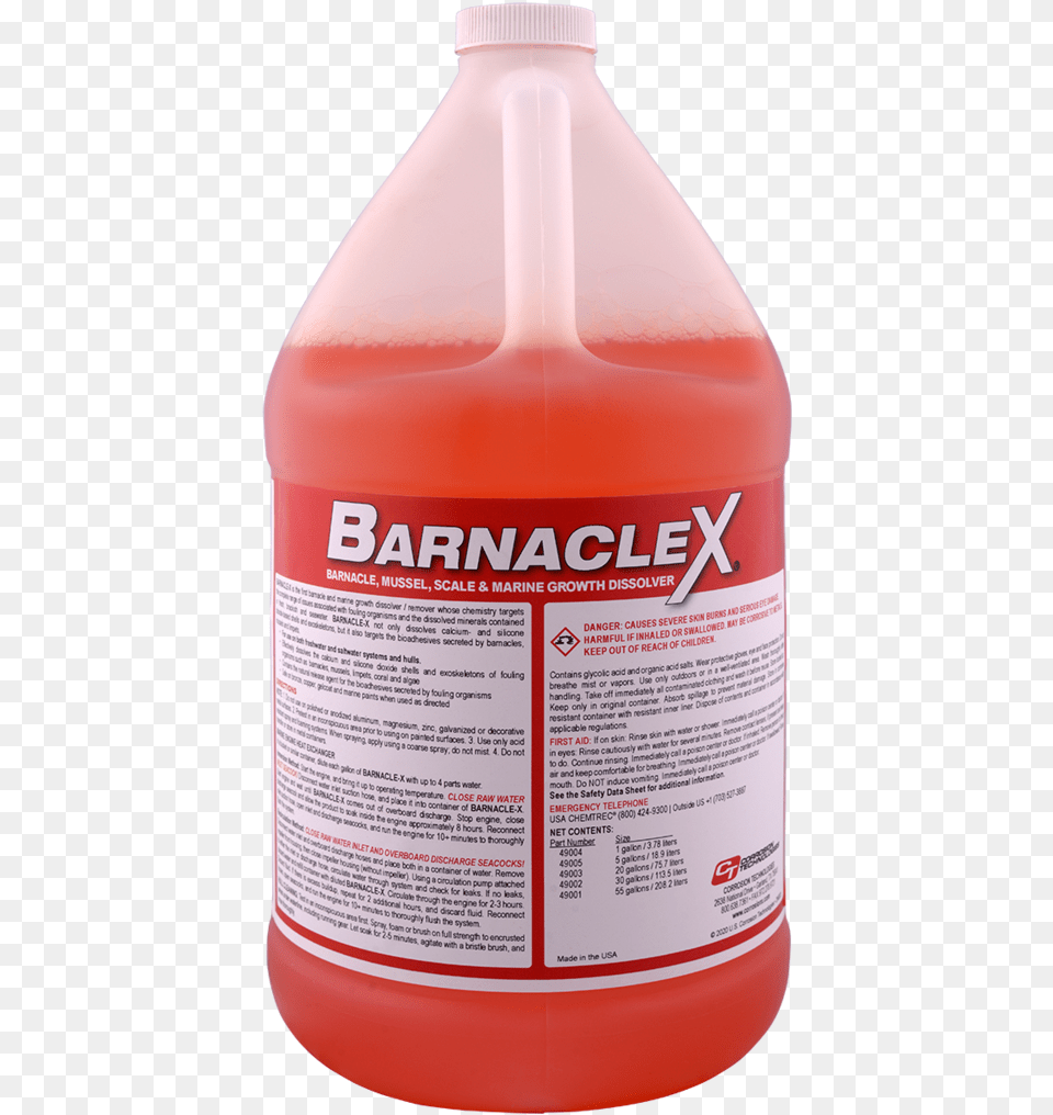 Barnacle X Scale And Marine Growth Dissolver Household Cleaning Supply, Food, Seasoning, Syrup, Alcohol Free Png