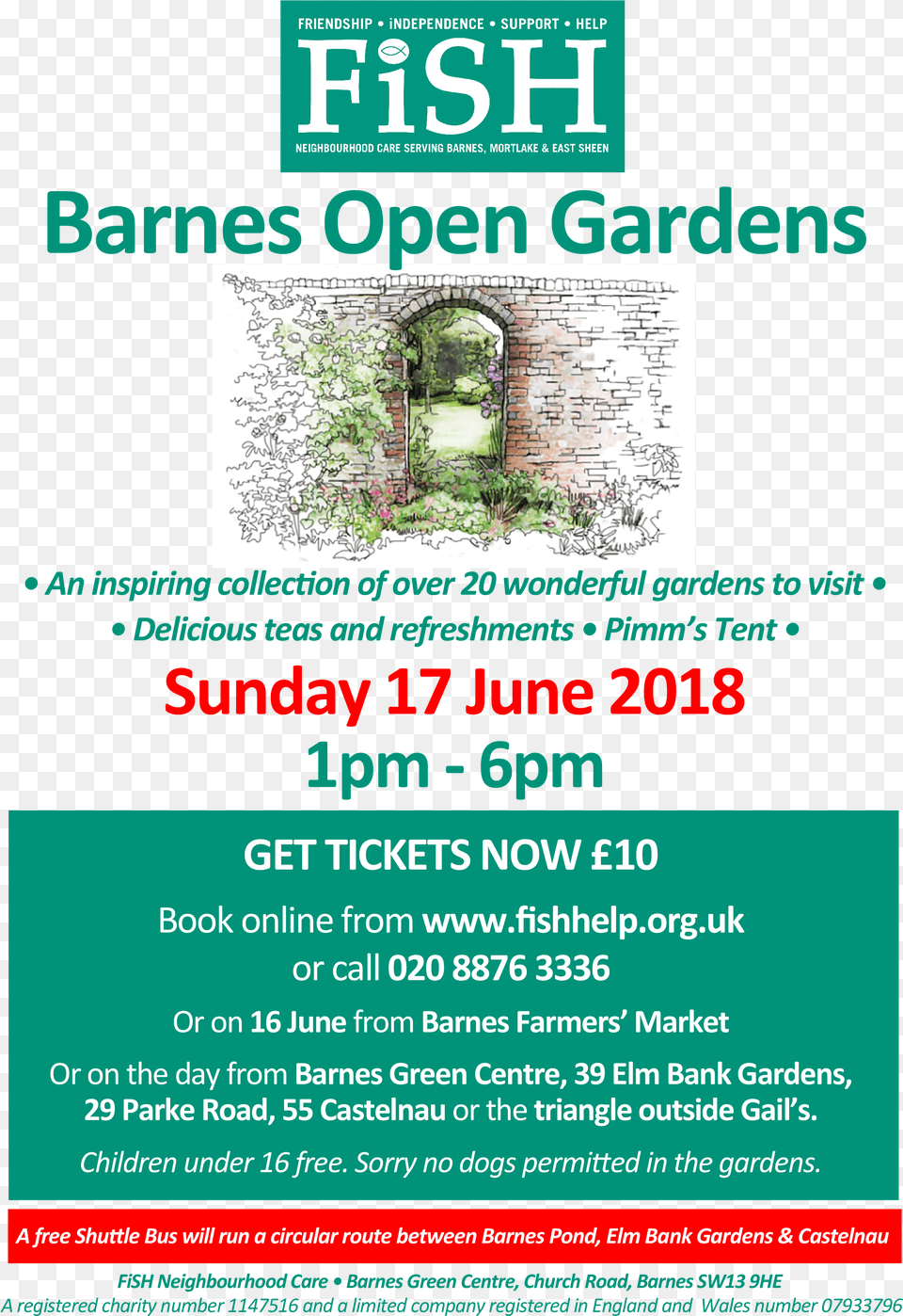Barnes Open Gardens Buy Tickets Now Flyer, Advertisement, Poster Free Png Download
