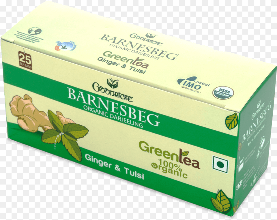 Barnesbeg Tea Bags Ginger Amp Tulsi Box, Herbal, Herbs, Plant, Cardboard Free Png