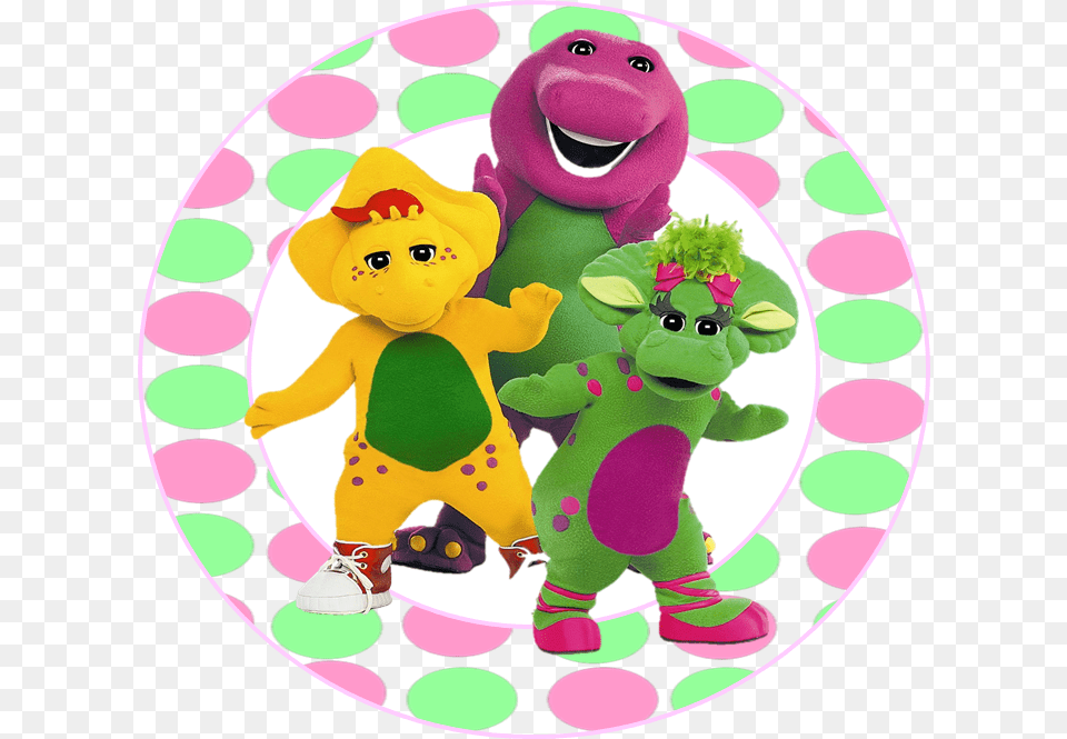 Barney And 2 Friends, Plush, Toy, Baby, Person Png Image