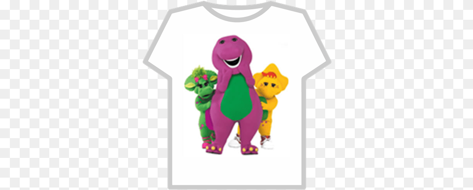 Barney Andfriends Roblox Roblox Ss T Shirt, Clothing, T-shirt, Baby, Person Free Transparent Png