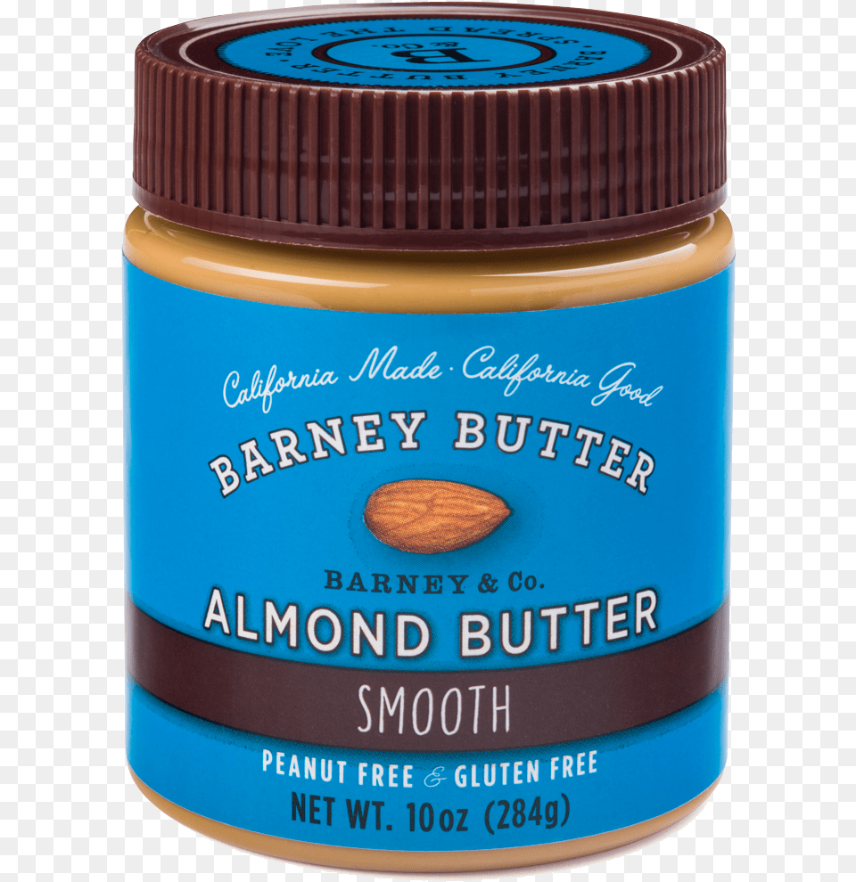 Barney Butter Smooth Almond Butter Almond Butter, Food, Peanut Butter, Can, Tin Png