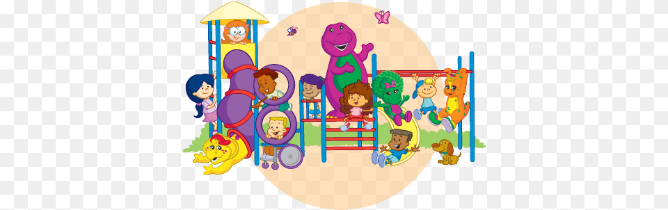 Barney Clip Art Barney And Friends Birthday, Play Area, Outdoors, Outdoor Play Area, Baby Png
