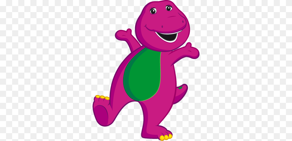 Barney Dancing Barney, Purple, Animal, Wildlife Free Png Download