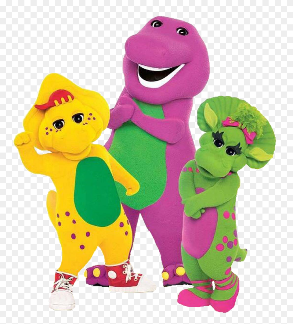 Barney Friends Transparent Barney The Purple Dinosaur Friends, Plush, Toy Png Image