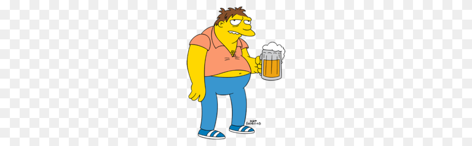 Barney Gumble, Alcohol, Beer, Beverage, Person Free Png