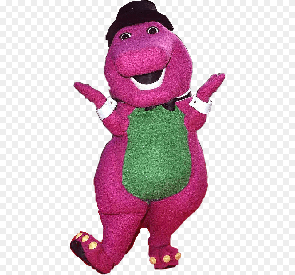 Barney Hollywood Moviestar Redcarpet Jaredandfriends Stuffed Toy, Plush, Baby, Person, Purple Free Png