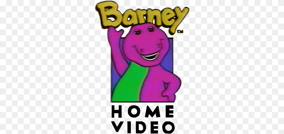 Barney Home Video Barney Home Video, Book, Comics, Publication, Purple Free Png