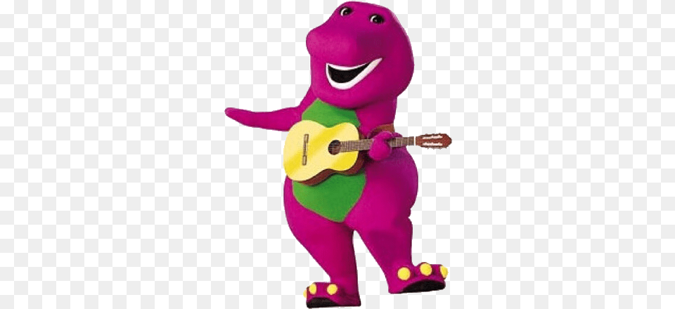 Barney The Dinosaur 18 More Barney Songs, Guitar, Musical Instrument, Baby, Person Free Transparent Png