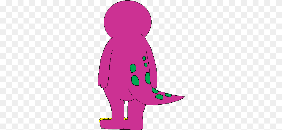 Barney The Dinosaur Partial Back Left Sprite Trans Wiki, Baby, Person, Animal, Wildlife Png
