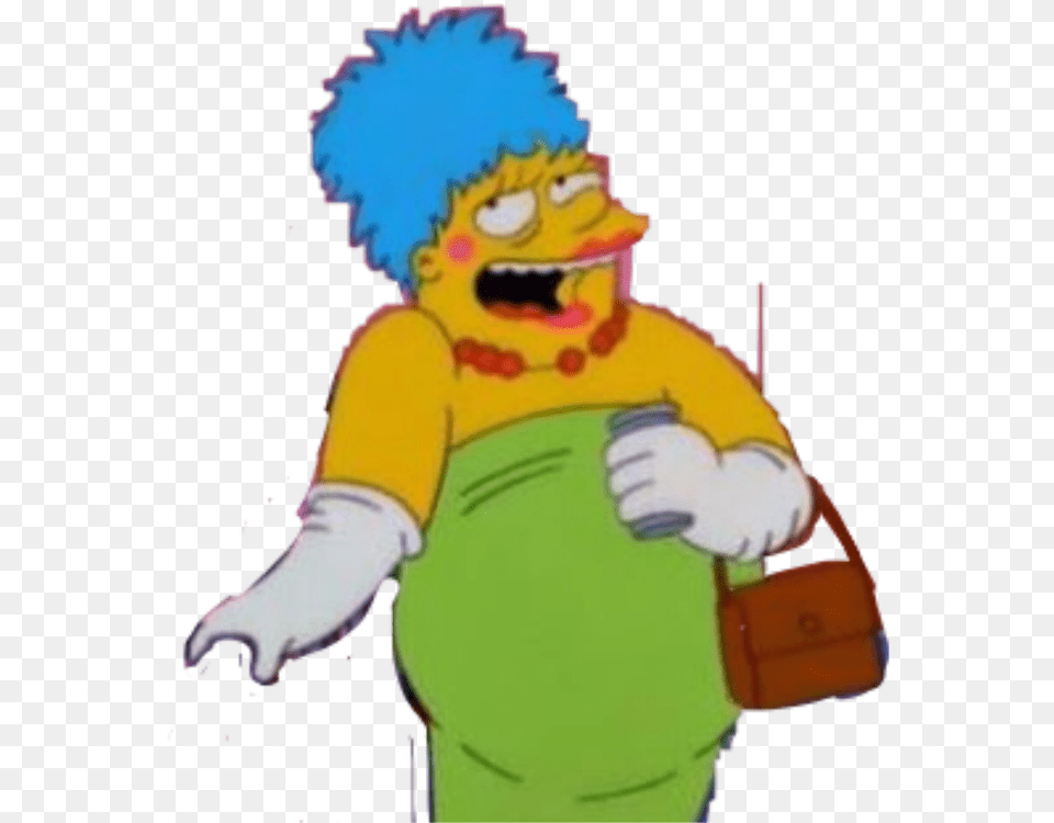 Barney Thesimpsons Margesimpson Marge Aesthetic Barney Marge, Baby, Person, Performer, Cartoon Png Image