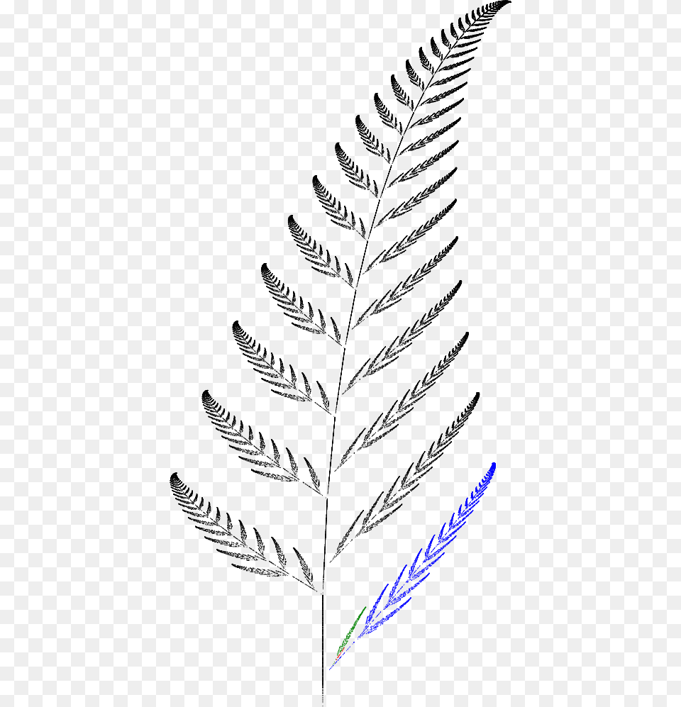 Barnsley Fern Funktion4 Barnsley Kapradi, Sword, Weapon, Light Free Png Download