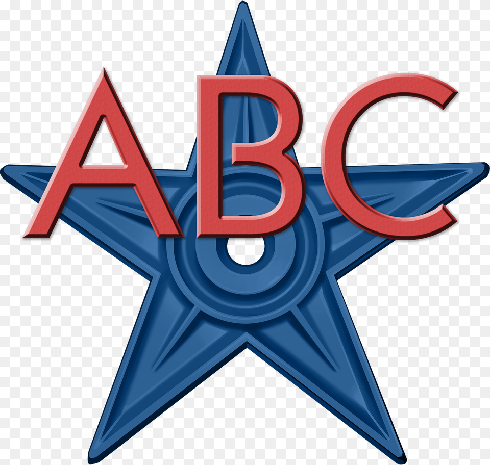 Barnstar For Language Barnstar, Symbol, Star Symbol, Cross, Logo Free Transparent Png