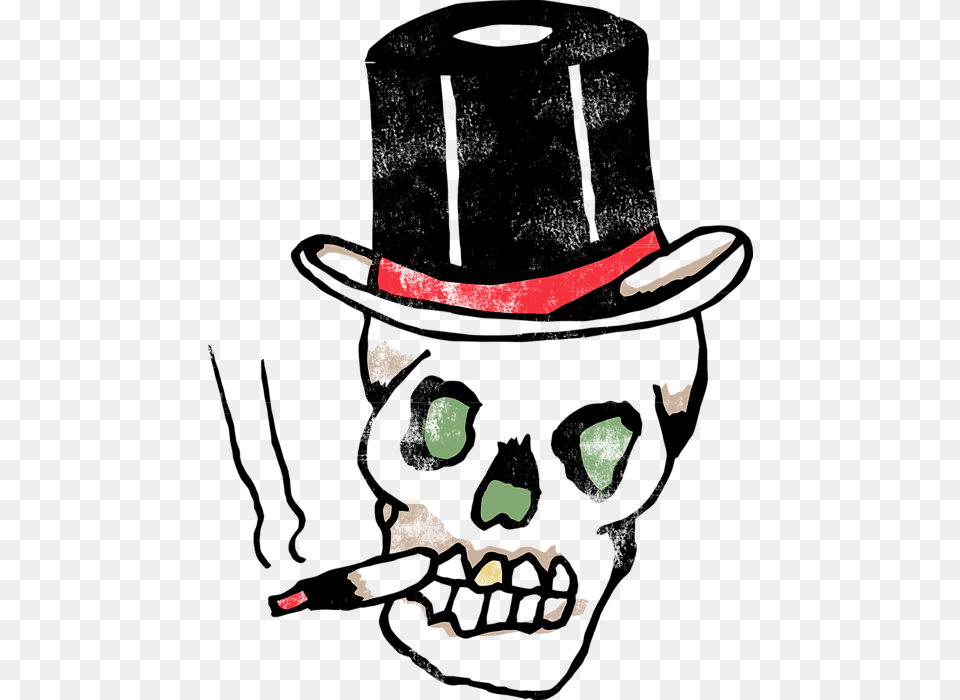 Baron Samedi Skull Tattoo Shower Curtain For Tattoo Free Png