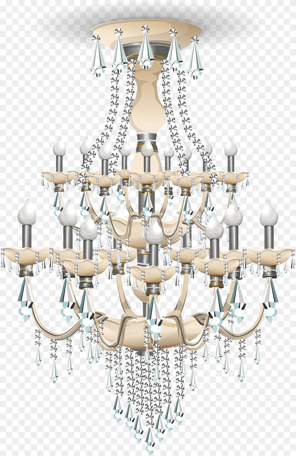 Baroque Chandelier Clipart, Lamp Png Image