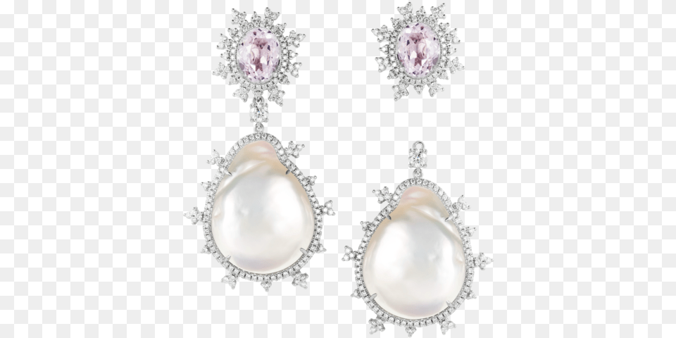 Baroque Pearl And Sapphire, Accessories, Earring, Jewelry, Locket Free Png Download