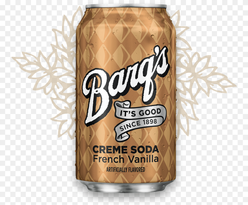 Barq S Creme Soda Barq39s Cream Soda French Vanilla, Can, Tin Png Image