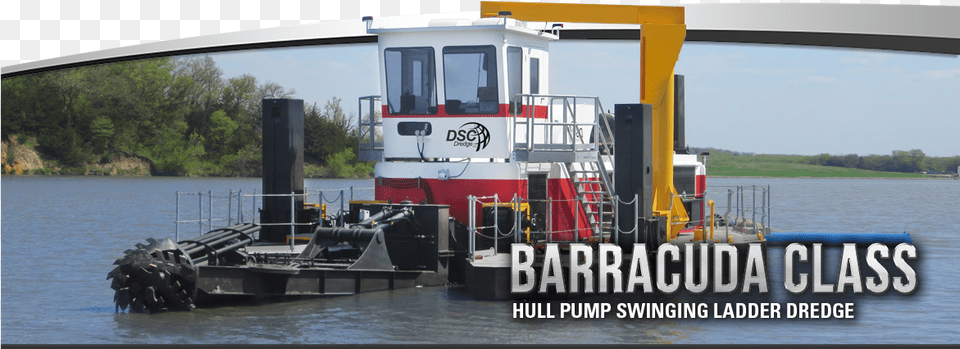 Barracuda Class Dredge, Transportation, Vehicle, Watercraft, Barge Free Transparent Png