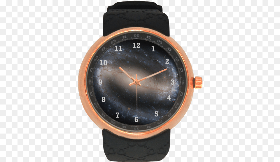 Barred Spiral Galaxy Ngc 1300 Men S Rose Gold Resin Watch, Arm, Body Part, Person, Wristwatch Free Png Download
