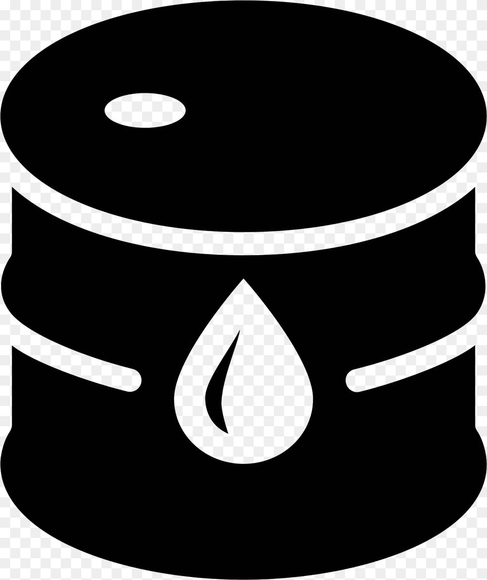 Barrel Clip Oil Icon Petroleo, Gray Free Png Download