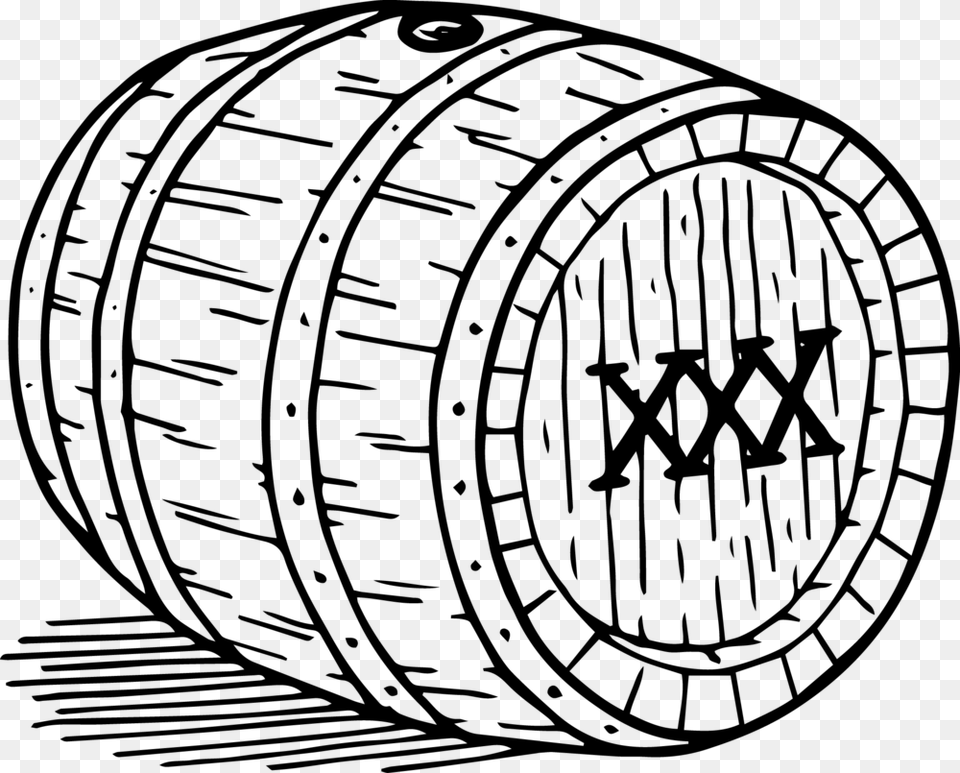Barrel Clipart Rum Barrel, Gray Png