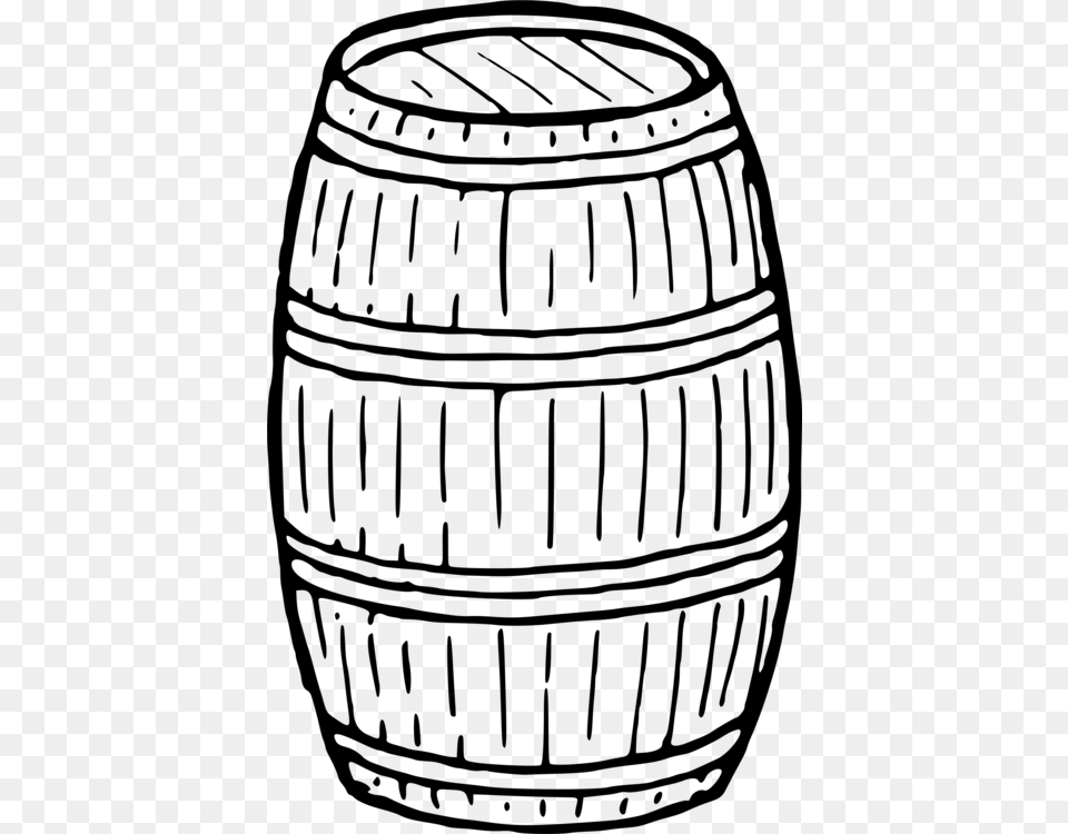 Barrel Coloring Book Computer Icons Drawing, Gray Free Transparent Png