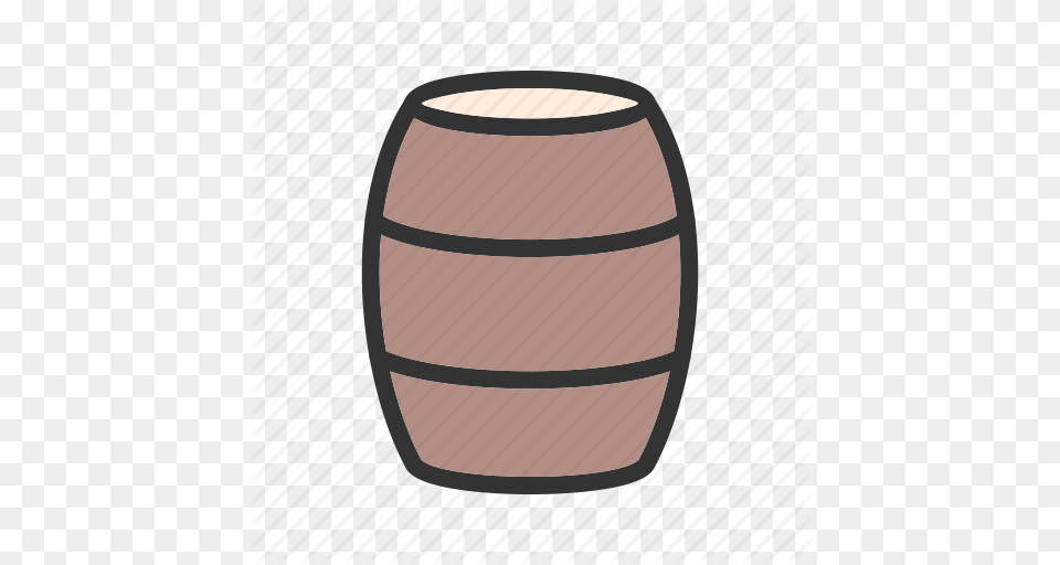 Barrel Drink Old Pirate Storage Whiskey Wood Icon, Keg Png Image