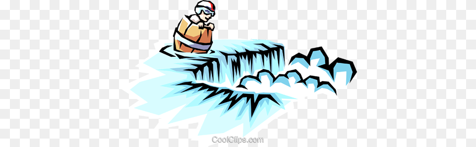 Barrel Going Over Niagara Falls Royalty Vector Clip Art, Ice, Nature, Outdoors, Water Png