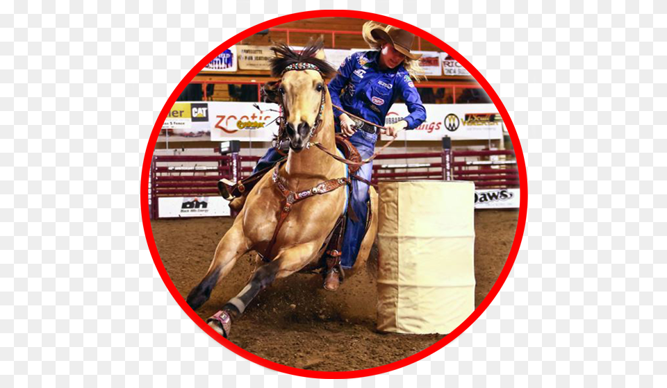 Barrel Racing, Rodeo, Adult, Female, Person Png