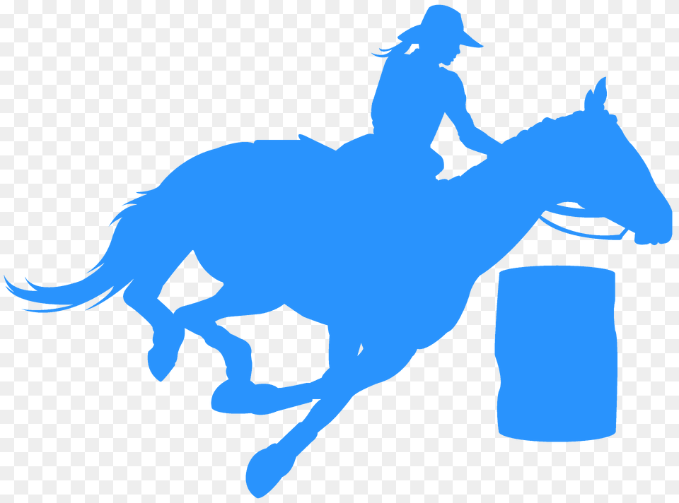 Barrel Racing Silhouette, Animal, Fish, Sea Life, Shark Png