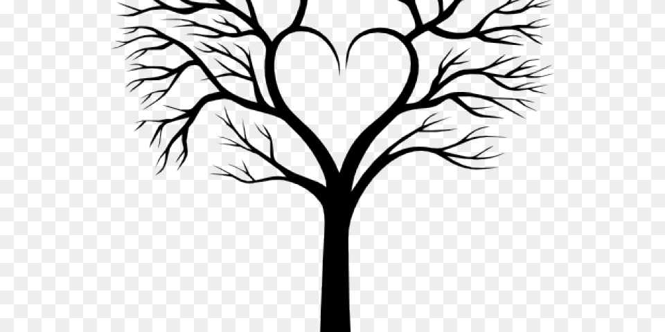 Barren Clipart Tree Stem Family Tree With Roots Clipart, Art, Stencil, Drawing Png