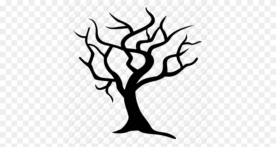 Barren Dead Leafless Naked Tree Winter Icon, Plant, Art, Drawing Png