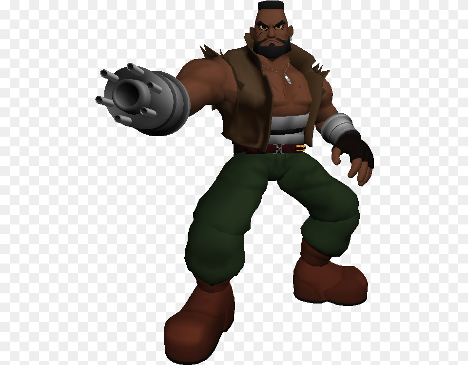 Barret Ff7 Battle Model, Accessories, Jewelry, Necklace, Baby Png Image