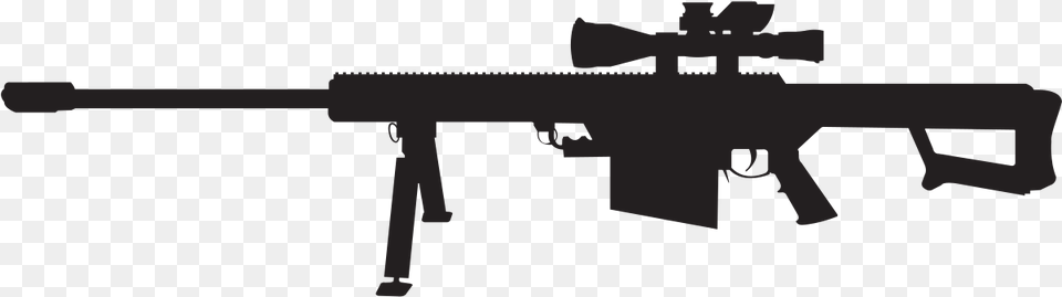 Barrett 50 Cal, Firearm, Gun, Rifle, Weapon Free Png Download