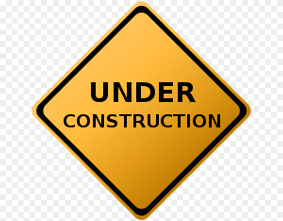 Barricade 20clipart Under Construction Road Sign, Sign, Symbol Png Image