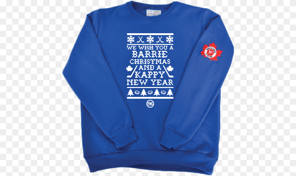 Barrie Xmas Kappy New Year Ugly Christmas Sweater Limited Edition U2014 The Jaywalk, Clothing, Hoodie, Knitwear, Sweatshirt Png Image
