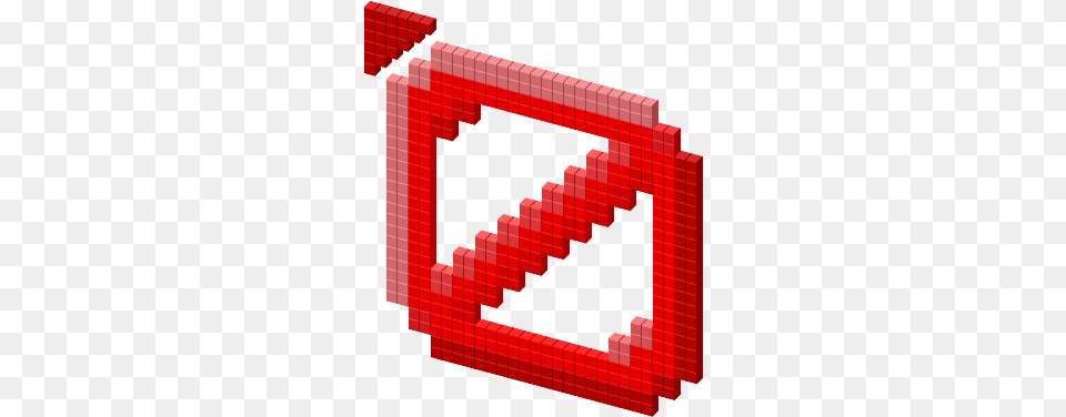 Barrier Block Minecraft Cursor Horizontal, Triangle, Dynamite, Weapon Png Image