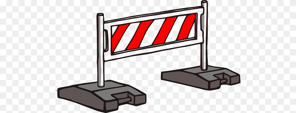 Barrier Clipart Road Barrier, Fence, Barricade, Device, Grass Free Png Download
