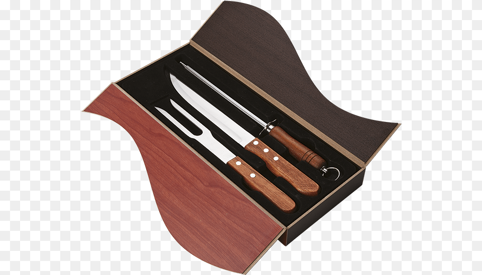 Barron 3 Piece Wood Handled Carving Set 3 Piece Wood Handled Carving Set Code, Cutlery, Blade, Knife, Weapon Free Png