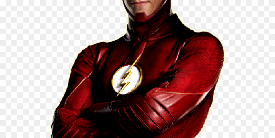 Barry Allen The Flash Suit Transparent, Clothing, Coat, Glove, Jacket Png