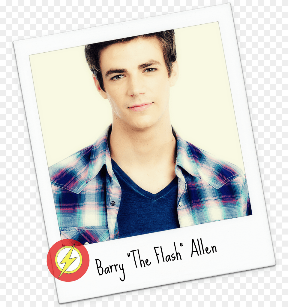 Barry Allen39s Lab Members Plaid, Boy, Face, Head, Male Free Png