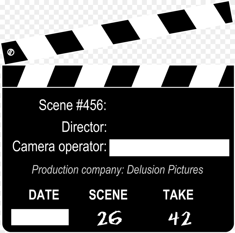 Barry And Sally Walking In The Clapboard, Fence, Text, Clapperboard Png